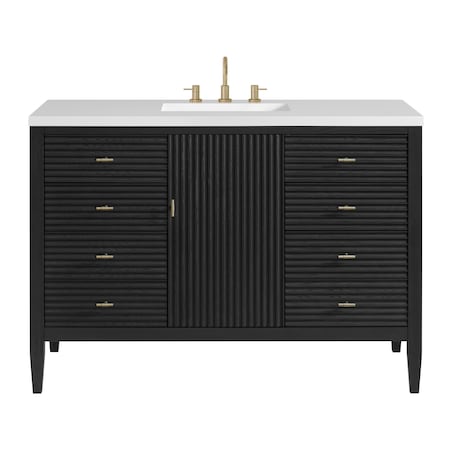 James Martin Vanities 48'' Vanity, Carbon Oak 485-V48-M-CBO